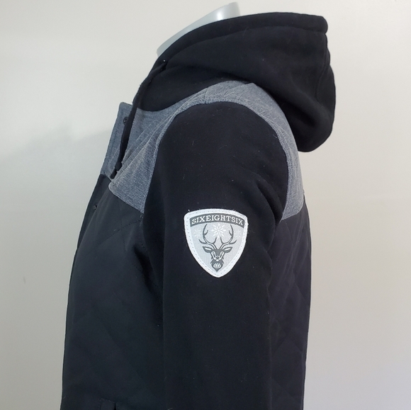 686 Autumn Insulated DWR Coated Hooded Fitted Quilt Jacket Size XS - Picture 8 of 15